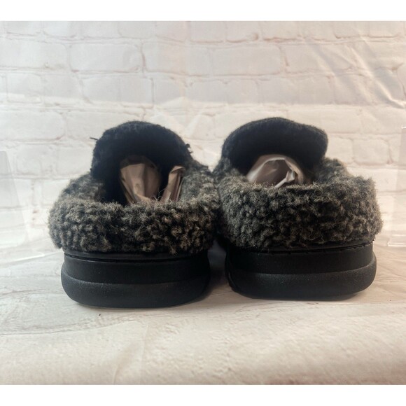 Dearfoams Men’s Clog Slippers Large 11–12 Dark Gray Memory Foam Indoor Outdoor - Picture 5 of 16